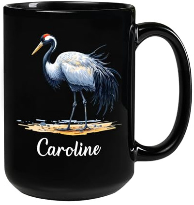 Pájaro Grulla Tazas De Regalo Novedad Tazón‌ De Café Graciosa Tazas Té Regalos Divertidos Para Amigos Trabajo Navidad 330Ml