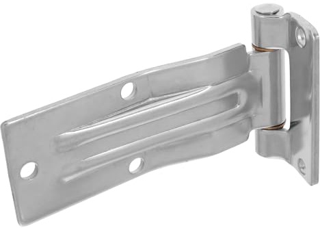 Veemoon Charnières de Remorque en Acier Inoxydable Résistant la Corrosion, Ensemble de Charnières Robustes pour Porte Arrière de Camion, Compatible Porte de Cabanon et Conteneur, Usage