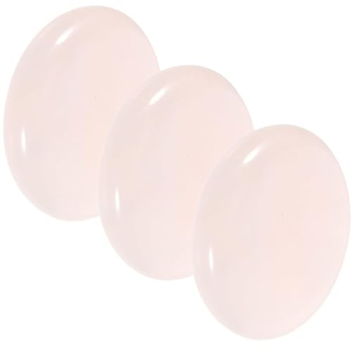 SWETRACE Soporte Ayudan Piedra Extensiones de Profesional para Jade en 3 Piezas Redondas que Secar el Pegamento de Pestañas y Salones de Belleza Uso Personal