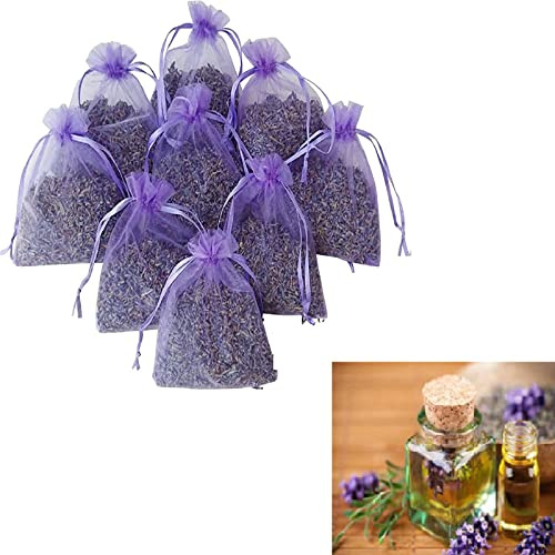 Lavendel Duftsäckchen Kleiderschrank,Lavendel Duftsäckchen,Lavendelsäckchen,Lavendelknospen100% natürlicher Mottenschutz,(6 x 5 g)