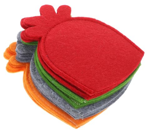 Holibanna 8 Pezzi Copriuova Pasqua Forma Ananas Sacchetti Uova Protezioni Pasqua Copriuova Caldi