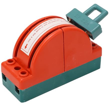 Interruptor de Cuchilla DPDT, 32A 220V Conmutador Doble, Interruptor de Aislamiento de Latón & ABS para Generador, Uso Industrial y Doméstico