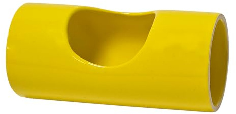 Nobby Nager Keramik Tunnel Ceramic Tube gelb Ø 7 x 14,5 cm