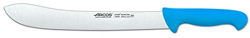 Arcos Serie 2900 - Cuchillo Carnicero - Hoja de Acero Inoxidable NITRUM de 300 mm - Mango inyectado en Polipropileno Color azul
