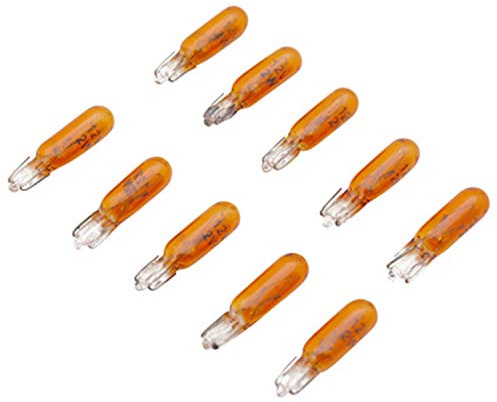 12V 2W T5 W2 X 4,6D ORANGE GLASSOCKEL BIRNE GLÜHLAMPE GLÜBIRNE AUTO MOTORRAD MOPED