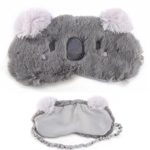 Schlafmaske mit Tiermotiv, schützt vor Sonnenlicht, garantiert einen erholsamen Schlaf.