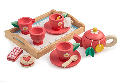 Tender Leaf - Juego de Bandeja de té de Madera