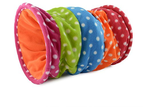 Trixie Katzenspielzeug aus Buntem Fleece, 25 x 50 cm