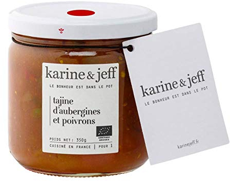 KARINE&JEFF Tajine d'Aubergine & Poivrons 350G Bio -