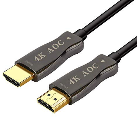 Cavo HDMI in fibra ottica da 25 m, AOC ad alta velocità HDMI2.0 18G 4k@60hz, cavo HDMI2.0b, supporta 18,2 Gbps, ARC, HDR10, Dolby Vision, HDCP2.2, cavo ottico HDMI ultra sottile e flessibile, 8 metri