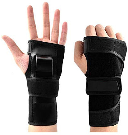 SHARROW Wrist Guards Protective Gear Wrist Brace Skate Wrist Protector Hand Pads for Snowboard Skiing Skateboard Roller Skating Scooter Kids Women Men (Children)