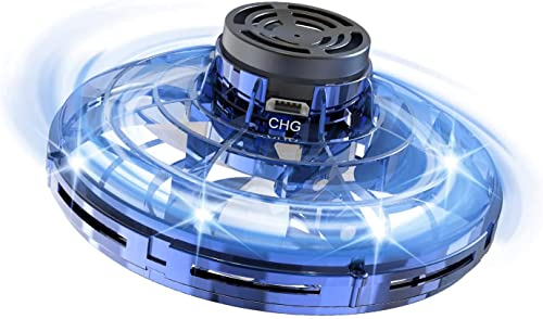 FLYNOVA Fliegendes Spielzeug, Handbetriebene Drohnen Mini Drone Flying Ball Toys, Hubschrauberspielzeug mit 360 ° drehbaren und leuchtenden LED-Lichtern für Kinder Erwachsene Outdoor-Spaß