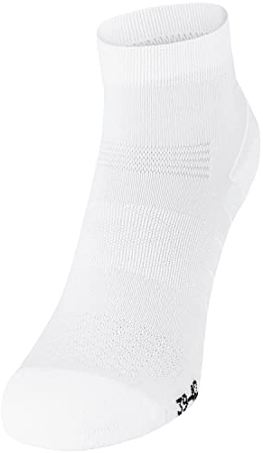 JAKO Unisex Runningsocken Comfort, Weiß, 39-42