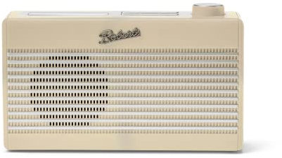 Roberts RAMBLER MINI FM, DAB, DAB+ Digital Radio with Bluetooth & Built-In Rechargeable Battery - Pastel Cream