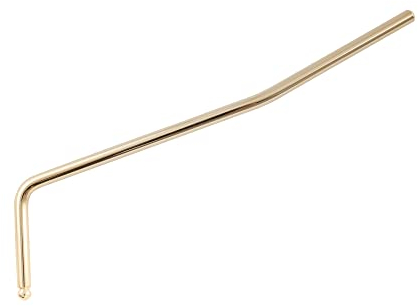 Musiclily Pro 5mm Stahl Push-in Style Tremolo Arm Tremolohebel Whammy Bar für Strat Style E-Gitarre, Gold