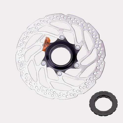 Newgoal Disco freno per bicicletta Center Lock adatto per Shimano SM-RT30 Disco freno Center Lock 180mm, Rotori per bicicletta