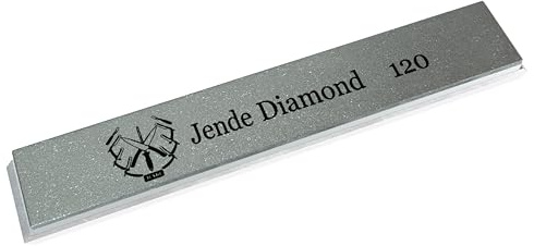 1x6 Jende Diamond Sharpening Stone Plate for Edge Pro, Jende JIGS, TSProf, Hapstone Sharpener, Ruxin (120 Grit)