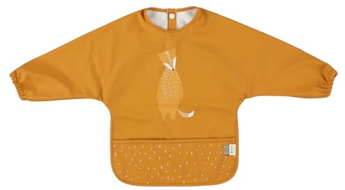 Trixie - Bavoir à Manches Longues Imperméable avec Poche (Mr. Fox)