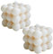 Vela de Burbuja,2 PCS Sostenible Bubble Vela de Cera de Soja Natural Bubble Candles Decorativa Cube Lindo Vela Perfumada Velas de Aromaterapia Vela Relajante Presenta Vela Estética para Decoración