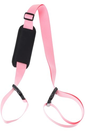 PATIKIL Pink Adjustable Beach Chair Straps, Shoulder Carrying Straps for Folding Chair Backpack