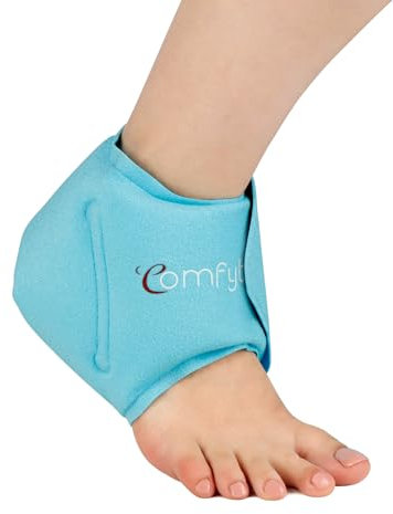 Comfytemp Ankle Ice Pack Wrap (1 Pack), Reusable Foot Ice Pack for Injuries, Hot and Cold Gel Pack for Pain Relief, Cold Compress for Swelling, Achilles Tendinitis, Plantar Fasciitis, Surgery Recovery