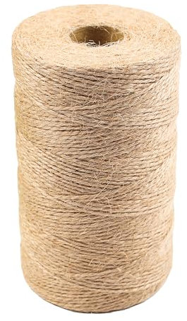 Corda in iuta naturale, lunghezza 200 m, per artigianato e giardino