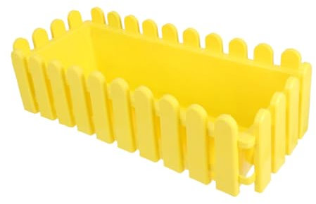 BESPORTBLE Valla para Macetas De Jardinera Forma De Valla para Plantas De Exterior Jardinera para Ventanas para Verduras