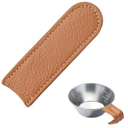 Skillet Handle Cover, Anti Scalding Leather Hot Handle Holder, Cast Iron Skillet Handle Covers, Hot Pan Handle Holder Covers For Aluminum Cookware, For Outdoor Camping