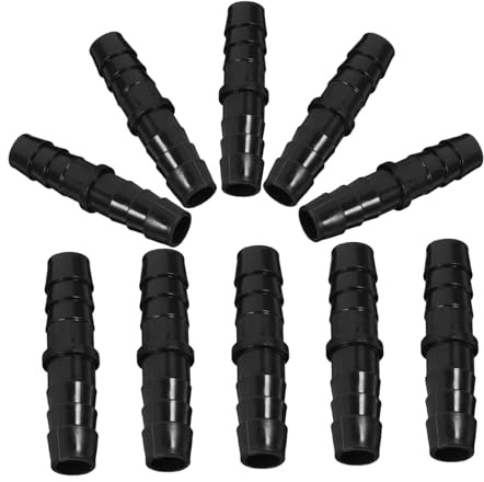 ELAYARD 10 pezzi Raccordi in PP per Tubo Acqua Connettori Barb per Pompe Idraulici Idrauliche Resistenti e Affidabili