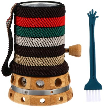 IWOWHERO Edelstahl Moxibustion mit Staubschutz Kratzbecher für Körperpflege Herren Vielseitig für Guasha Moxazigarren und Massage Direktes Wärmetherapie tool zur Entspannung und