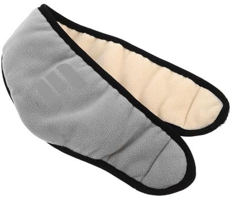 MOTHNUR Adjustable Noise Reduction Ear Muffs Soft Grey Fabric, Soundproof Sleep Earmuffs for Men and Women, Comfortable Warm Ear Covers Strap for Dormitory and Airplane Use