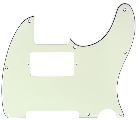 Musiclily Pro 8 Löcher Humbucker TL Schlagbrett 3 lagig Elfenbein | für Fender American/Mexican Standard Tele Modern Style E-Gitarre