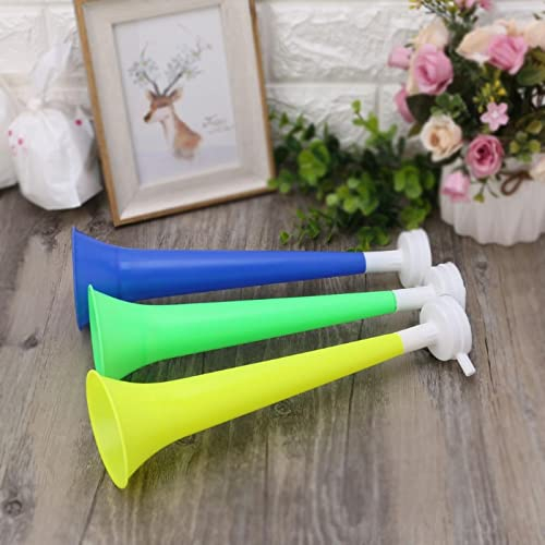 MOOCO MORNING Cheer Plastic Horn Fans del juego de fútbol Animadoras Props Vuvuzela Trompeta XXUF