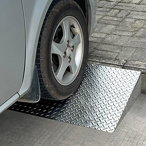 Rollstuhlrampe Auffahrrampen Rampe Auffahrtsrampe Edelstahl, Bordsteinrampe Für Abgesenkte Autos, Motorräder Und Rollstühle, Schwellenrampe Für Türöffnung, Terrassentür Und Garage Bordsteinrampe ( Col