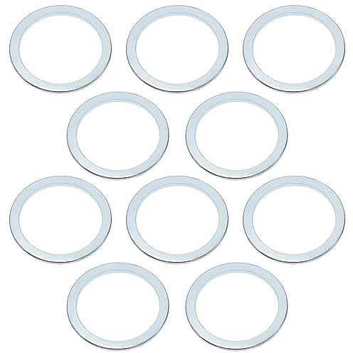 10pcs Douille d'alésage Lame de Scie Bague de Réduction Conversion Bague d'adaptation d'espacement pour Meuleuses d'angle Lames de Scie Circulaire Outils de Travail du Bois, 20x16mm