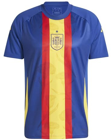 adidas Maillot para Hombre España 2024 Pre-Match, Azul Victory, L