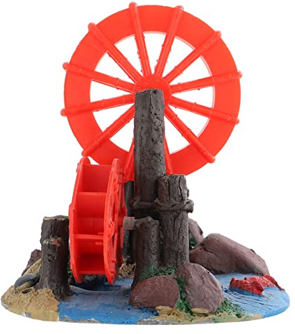 BESPORTBLE Oxygen Pump Ornaments Decorative Fake Windmill Wear-resistant Aquarium Decor Desktop Aquarium Ornament for Fish Tank Decorations and Use