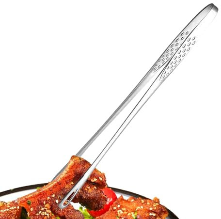 Kitchen Tongs, Chef Tongs - Kitchen Tweezers Multipurpose Grill Tweezers, Tweezers for Kitchen, Stainless Steel Food Tongs for Barbecue, Grill, Restaurant