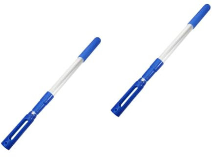 Yardwe 2stücke Telescopic Pool Cleaning Pole Verstellbare Verbindung Für Skimmer-netze Erweiterbar Leicht Und Ergonomisch Für Effiziente Poolreinigung Für Aquarien Und Teiche