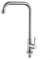 Besttoolifes SUS304 - Grifo mezclador de cocina con pulverizador extraíble, acero inoxidable SUS304 con 3 funciones para cocina, grifo de cocina de arco alto de una sola manija, acero cepillado