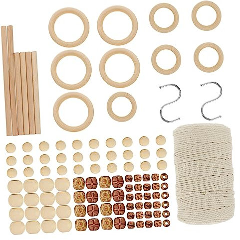 TOPPERFUN Wandteppich-material Baumwollfaden-set Handgefertigte Wanddekorationen Für Zuhause