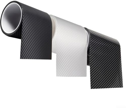 Nastro protettivo per telaio della bici, 300 cm, materiale PVC e PMMA, accessori per proteggere la tua MTB, bici da corsa, bici da strada dai graffi (modello carbonio 5K)