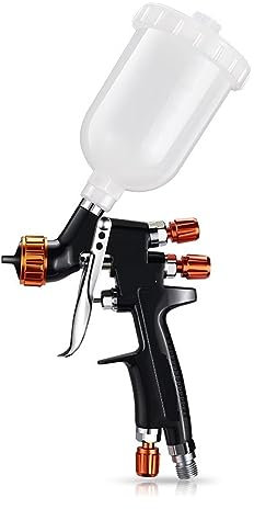 Spruzzatore di vernice ad aria Mini aerografo professionale for pistola a spruzzo con ugello da 1-1,2 mm for la verniciatura di pistola pneumatica for aerografo for auto per la verniciatura fai da te