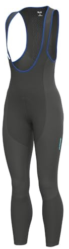 Alé Cycling Klimatik K-Wind Blizzard - Salopette da Donna, Taglia M, Colore: Nero