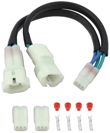 EMSea Motorrad Y-Splitter USB Zusatzverbraucher Kompatibel mit Triumph Trident 660 20cm