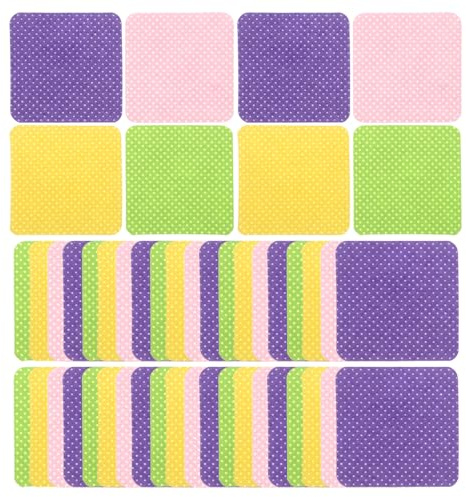 ARTSEWPLY Fusselfreie Gel Nagelentferner Pads aus Weichem Stoff Hochabsorbierend in Pastellfarben für Schnelles Entfernen von Nagellack und Nagelkleber Wiederverwendbar für Nagelpflege