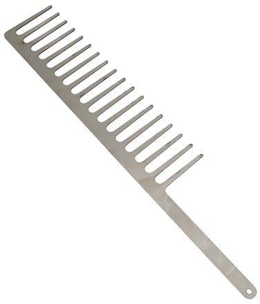 Glomora Brochetas metálicas Barbacoa, con Forma de Peine, Resistentes, a Prueba de Agua, fáciles de Limpiar. Ideales para Preparar alitas de Pollo, brochetas para picn
