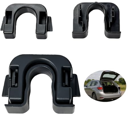 4 Stück Hutablage Clip Passend, Kofferraumabdeckung Halteclip Set, Ablagehalter Clips für Hutablagen, Kunststoff Befestigungsclips für Fahrzeuge, robust, langlebig, leicht zu installieren, universell