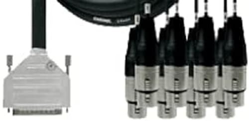 Cordial Intro Multipaire D-Sub/XLRf 8 voies, fiche Rean, 1,5 m - Câble multiconducteur analogique