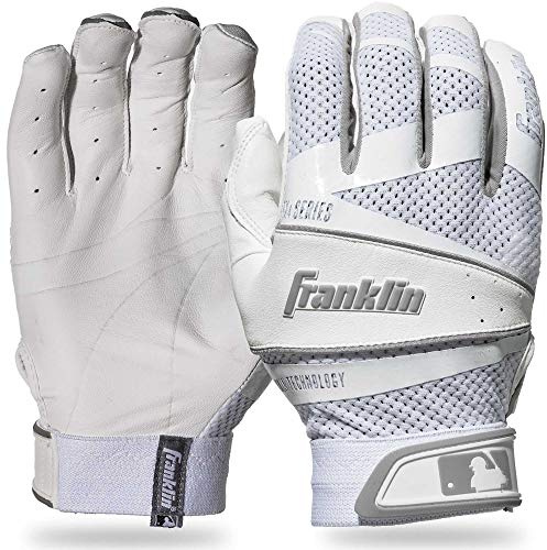 Franklin Sports Fastpitch Freeflex Series Batting Gloves - White/White - Women's X-Large